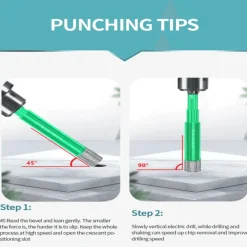 The Outdoor Vault Camping Im Freien|Outdoor-Artikel-Professionelles Diamantbohrer-Set – Premium-Lochöffner-Werkzeug