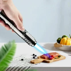 The Outdoor Vault Camping-Werkzeuge|Camping Im Freien-Profi-Schweißbrenner-Feuerzeug – große blaue Flamme zum Löten