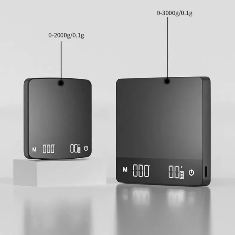 Tom Küche & Esszimmer-Präzise Kaffee-Timer-Waage mit LCD-Display für die perfekte Espressozubereitung