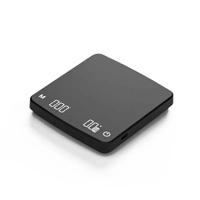 Tom Küche & Esszimmer-Präzise Kaffee-Timer-Waage mit LCD-Display für die perfekte Espressozubereitung