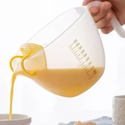 Tom Küche & Esszimmer-Präzisions-Messbecher mit Filter für präzises Backen und Kochen