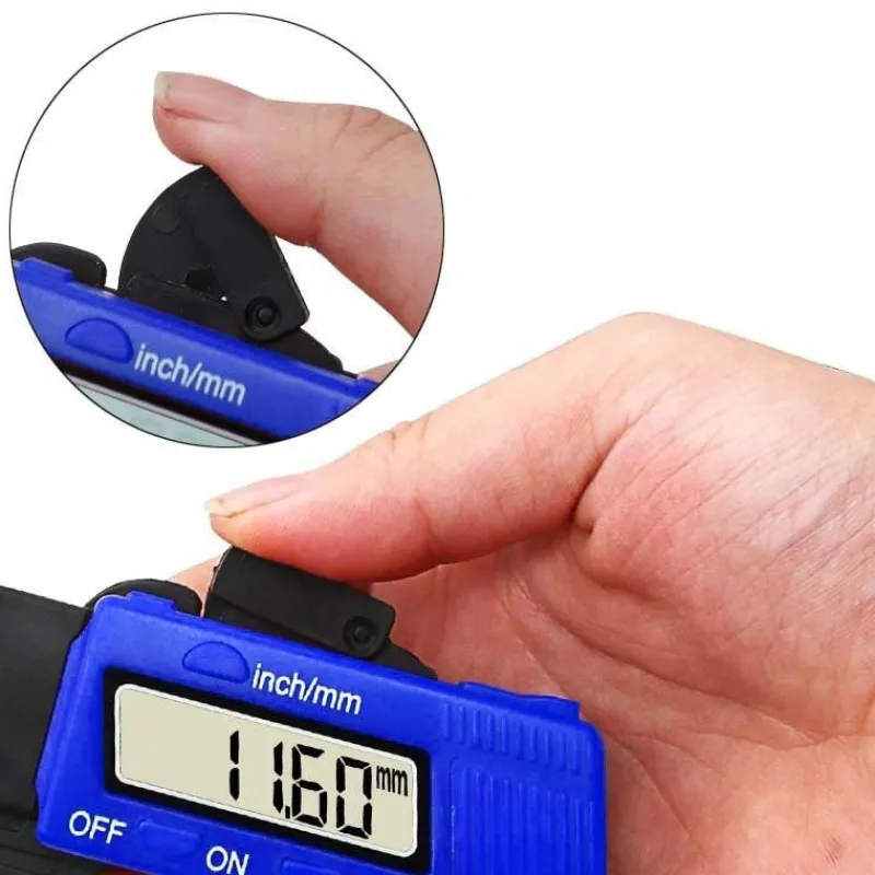 Roam Ready Heimwerkzeuge|Outdoor & Garten-Präzisions-Messschieber aus Kohlefaser – Dickenmessgerät