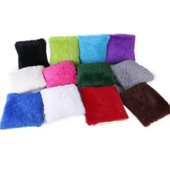 Plush Perch Bettzeug-Puffy Fuzzy Kissenbezüge - Weiche, haarige Kissenbezüge