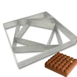 Tom Küche & Esszimmer-Quadratische und rechteckige Kuchenformen aus Edelstahl zum Selbstbacken und Dekorieren