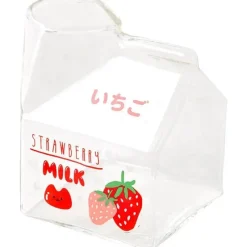 Plates u0026 More Küche & Esszimmer-Quadratischer Milchbecher aus Glas, 250 ml, mikrowellengeeignet, Geschirr für die Küche im japanischen Stil