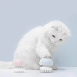 Furendo Haustierzubehör|Reinigungswerkzeuge Für Haustiere-Quallen-Haustiermassagegerät – Beruhigungswerkzeug für Hunde und Katzen