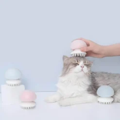 Furendo Haustierzubehör|Reinigungswerkzeuge Für Haustiere-Quallen-Haustiermassagegerät – Beruhigungswerkzeug für Hunde und Katzen