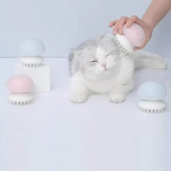 Furendo Haustierzubehör|Reinigungswerkzeuge Für Haustiere-Quallen-Haustiermassagegerät – Beruhigungswerkzeug für Hunde und Katzen