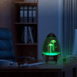 Bright Accents Beleuchtung-Quallen-Stimmungslampe – stimmungsvolles Nachtlicht-Dekor