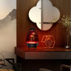 Bright Accents Beleuchtung-Quallen-Stimmungslampe – stimmungsvolles Nachtlicht-Dekor