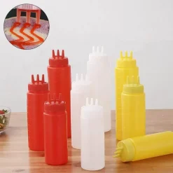 Tom Küche & Esszimmer-Quetschflaschen-Set - Gewürzspender für Saucen und Öle