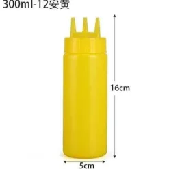 Tom Küche & Esszimmer-Quetschflaschen-Set - Gewürzspender für Saucen und Öle