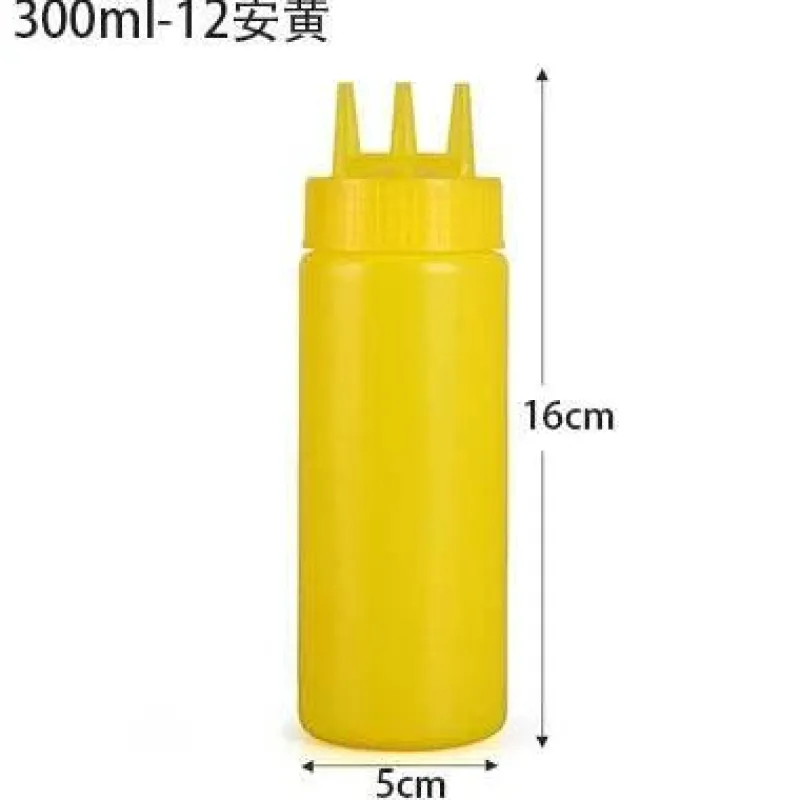 Tom Küche & Esszimmer-Quetschflaschen-Set - Gewürzspender für Saucen und Öle