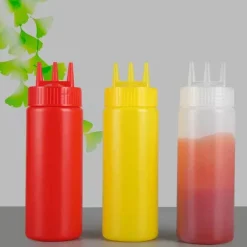 Tom Küche & Esszimmer-Quetschflaschen-Set - Gewürzspender für Saucen und Öle