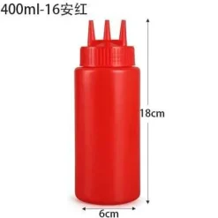 Tom Küche & Esszimmer-Quetschflaschen-Set - Gewürzspender für Saucen und Öle