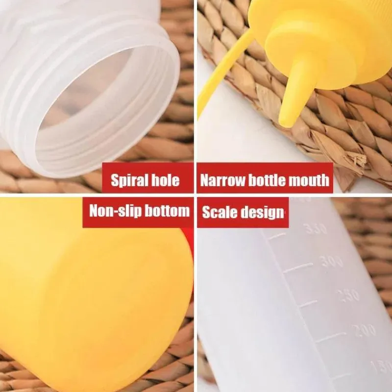 Tom Küche & Esszimmer-Quetschflaschen-Set - Soßen- und Dressingspender