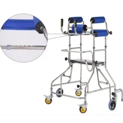 The Relaxation Nook Mobilitäts- Und Support-Tools|Gesundheits-Gadgets-6-Rad-Gehhilfe für Senioren – Rehabilitations-Anti-Rollover-Hilfe