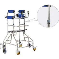 The Relaxation Nook Mobilitäts- Und Support-Tools|Gesundheits-Gadgets-6-Rad-Gehhilfe für Senioren – Rehabilitations-Anti-Rollover-Hilfe