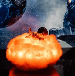 Glow u0026 Shade Beleuchtung-Rainbow Astronaut Cloud Lamp - Colorful LED Night Light