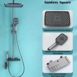 The Blissful Bath Badezimmer-Rainfall Shower Set - Stylish Bathroom Fixture