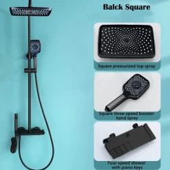 The Blissful Bath Badezimmer-Rainfall Shower Set - Stylish Bathroom Fixture