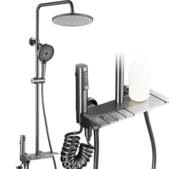 The Blissful Bath Badezimmer-Rainfall Shower Set - Stylish Bathroom Fixture