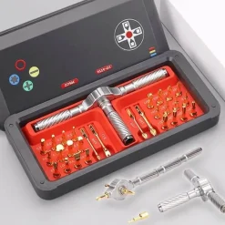 The Decor Haven Outdoor-Artikel|Outdoor & Garten-Ratschenschraubendreher-Set – Multitool mit Smart-Twist-Design