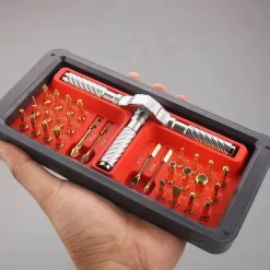 The Decor Haven Outdoor-Artikel|Outdoor & Garten-Ratschenschraubendreher-Set – Multitool mit Smart-Twist-Design