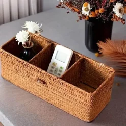 Aqua Essence Badezimmer-Rattan Storage Basket - Ayla Organizer for Home Decor