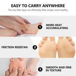 The Relaxation Nook Gesundheits-Gadgets|Gesundheits- Und Entspannungstools-Rauchfreies Reinigungstuch für die Füße