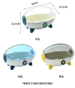 The Decor Haven Küche & Esszimmer-Raumschiff-Geschirrtrockner-Organizer – Kreative Aufbewahrungslösung für die Küche