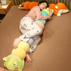 Plush Perch Bettzeug-Raupen-Plüschkissen – weiches süßes Spielzeug