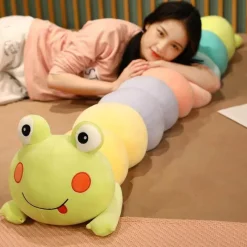 Plush Perch Bettzeug-Raupen-Plüschkissen – weiches süßes Spielzeug