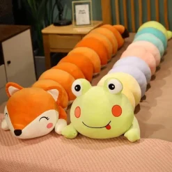 Plush Perch Bettzeug-Raupen-Plüschkissen – weiches süßes Spielzeug