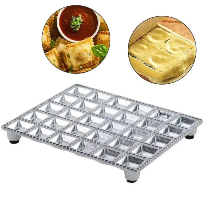 Tom Küche & Esszimmer-Ravioli-Maker – quadratische Teigtaschenform, Backwerkzeug
