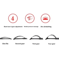 The Relaxation Nook Fitness-Gadgets|Gesundheits- Und Entspannungstools-Rückenschmerzlinderungs-Stretcher - Magisches Wirbelsäulenmassagegerät für Leichtigkeit und Komfort