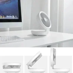 Comfort u0026 Style Beleuchtung-Rechargeable Foldable Wireless Fan Night Lamp
