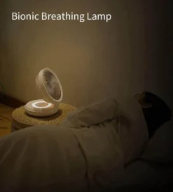 Comfort u0026 Style Beleuchtung-Rechargeable Foldable Wireless Fan Night Lamp