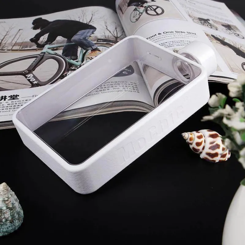 Adventure Basecamp Camping Im Freien|Outdoor-Artikel-Rechteckige, flache, transparente, auslaufsichere Thermoskanne