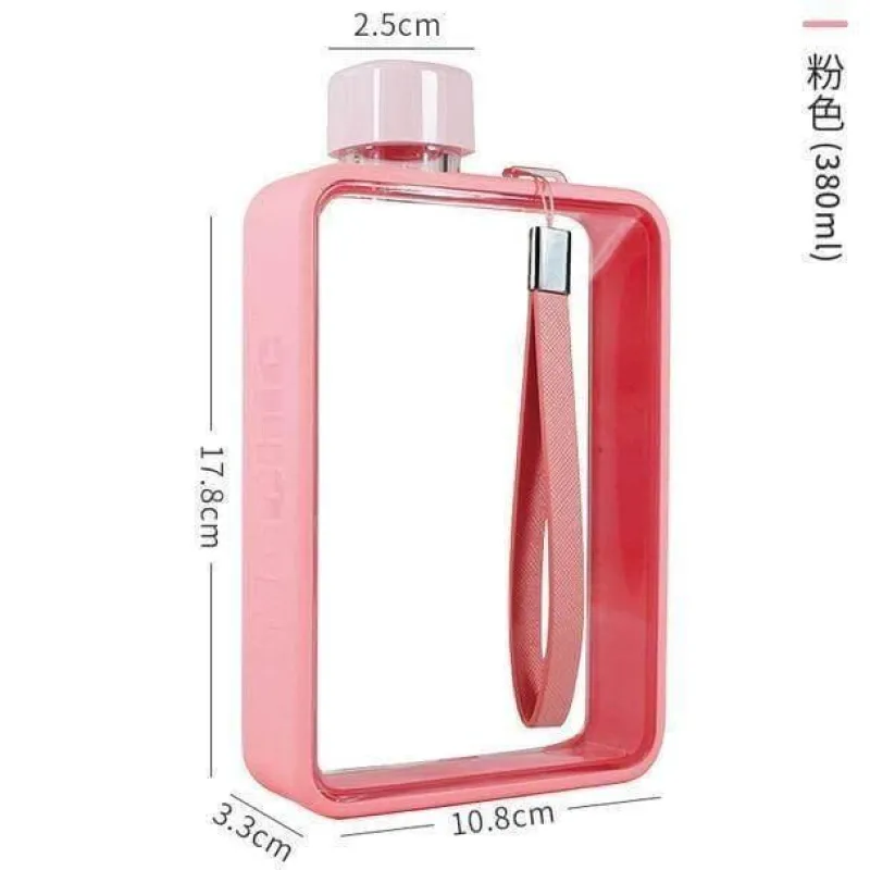 Adventure Basecamp Camping Im Freien|Outdoor-Artikel-Rechteckige, flache, transparente, auslaufsichere Thermoskanne