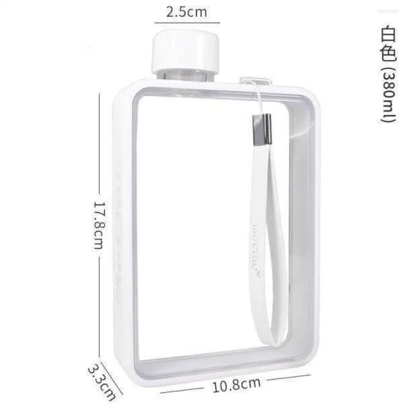 Adventure Basecamp Camping Im Freien|Outdoor-Artikel-Rechteckige, flache, transparente, auslaufsichere Thermoskanne