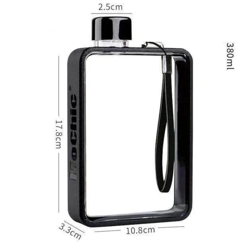 Adventure Basecamp Camping Im Freien|Outdoor-Artikel-Rechteckige, flache, transparente, auslaufsichere Thermoskanne