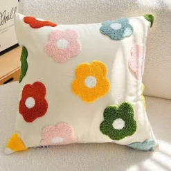 Cozy Cushions Bettzeug-Regenbogen Dekokissen - Buntes Dekokissen für die Inneneinrichtung