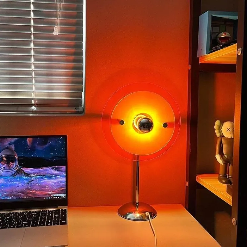 Comfort u0026 Style Beleuchtung-Regenbogen-Sonnenuntergang-Tischlampe – Stimmungsvolle Beleuchtung