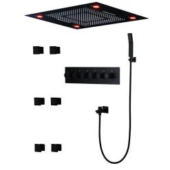 The Blissful Bath Badezimmer-Regenduschsystem – Eleganter, entspannender Duschkopf