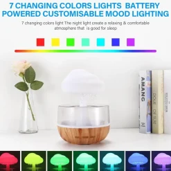 Willow u0026 Whim Beleuchtung-Regenwolken-Luftbefeuchter – Nachtlicht-Feuchtigkeitsspender