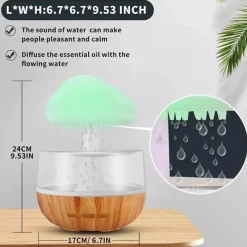 Willow u0026 Whim Beleuchtung-Regenwolken-Luftbefeuchter – Nachtlicht-Feuchtigkeitsspender