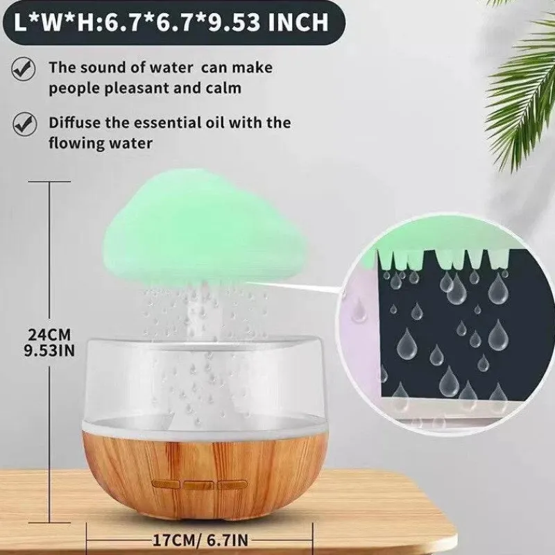 Willow u0026 Whim Beleuchtung-Regenwolken-Luftbefeuchter – Nachtlicht-Feuchtigkeitsspender