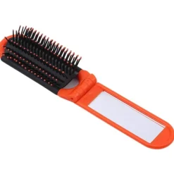 PureGlow Frauenpflege|Körperpflege-Reise-Haarbürstenspiegel - Tragbares, faltbares Accessoire