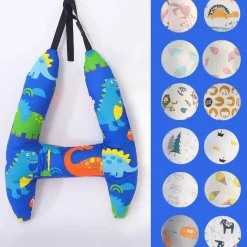 Wild u0026 Free Gear Autozubehör|Automobilindustrie-Reisekissen für Kinder – Cartoon-Design für Reisekomfort